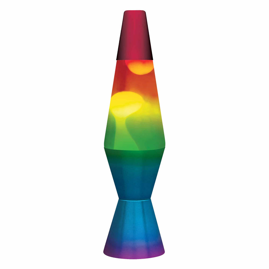 11.5″ LAVA LAMP RAINBOW – WHITE/TRICOLOR A9