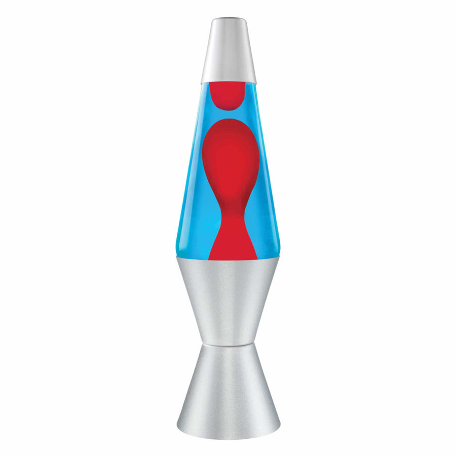 14.5″ LAVA LAMP – RED/BLUE/SILVER O3
