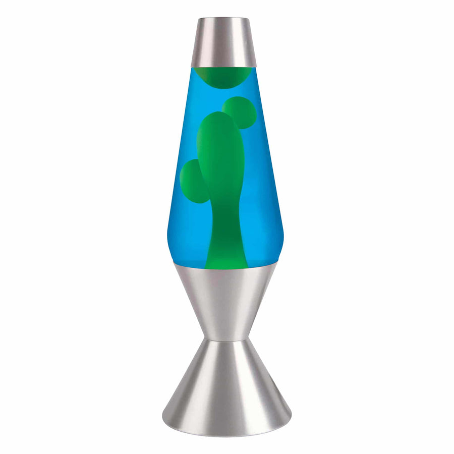 16.3″ LAVA LAMP – YELLOW/BLUE/SILVER H9