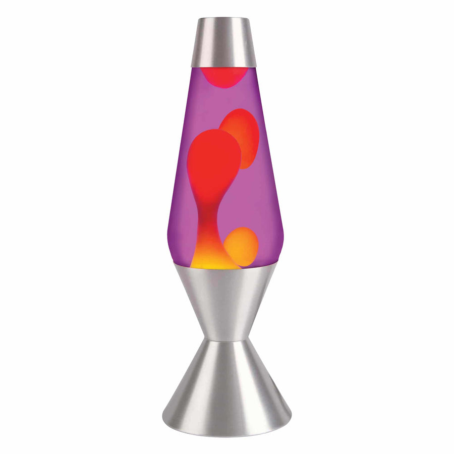16.3″ LAVA LAMP – YELLOW/PURPLE/SILVER N1